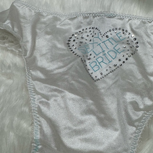 Sexy Little Bride Victorias Secret White Bridal panty - Picture 5 of 9